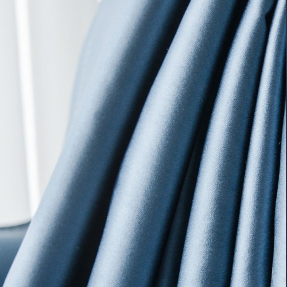 Serenity Slate Blue Blackout Curtains Thermal Insulated Drapes