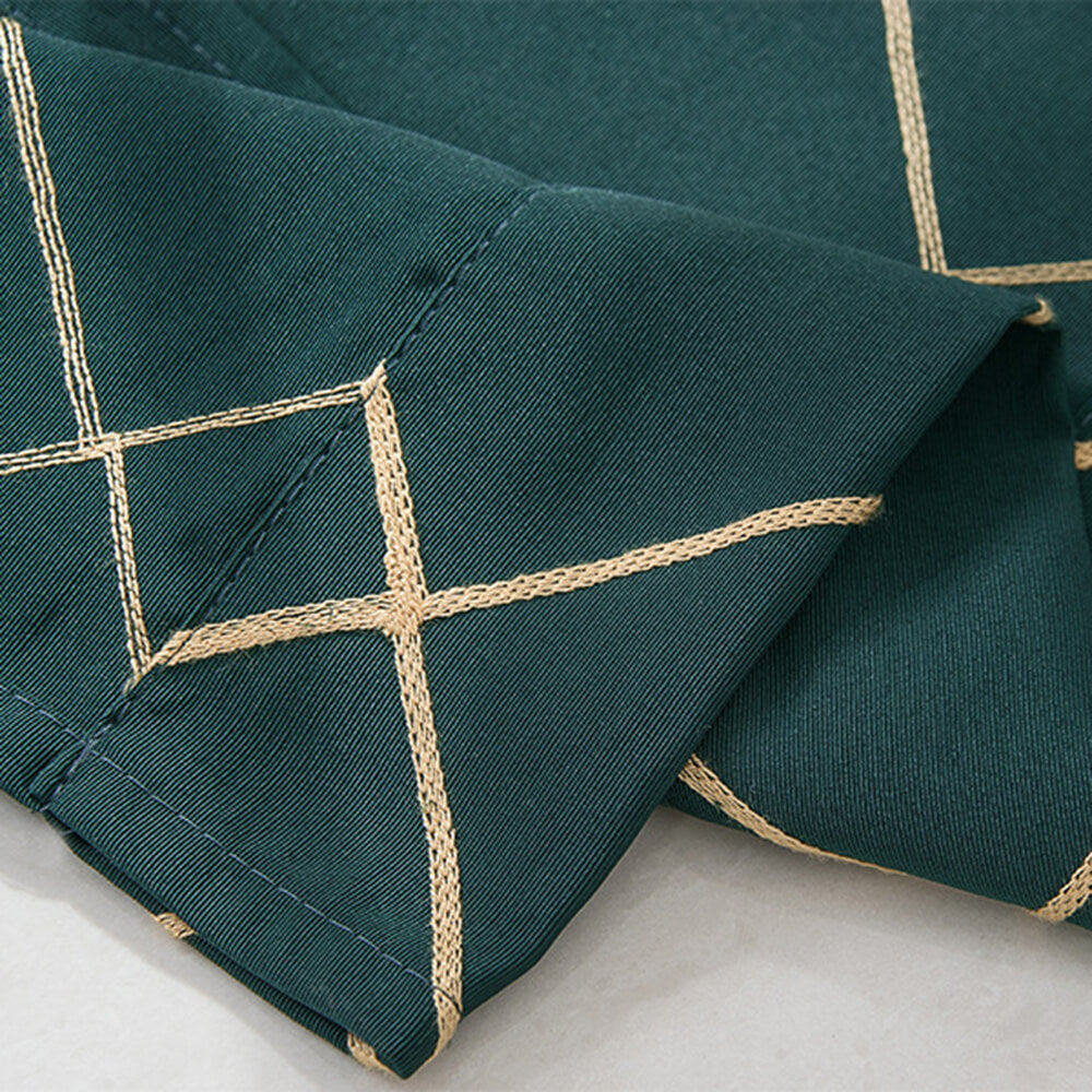 cheap christmas decorative check waterproof room divider curtain panels