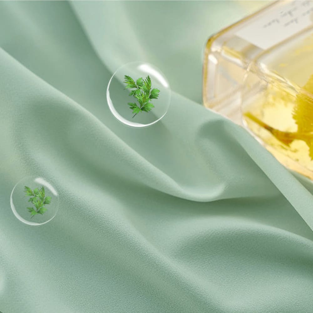 Elegant mint green sheer drapes for living room sheer curtains with grommets