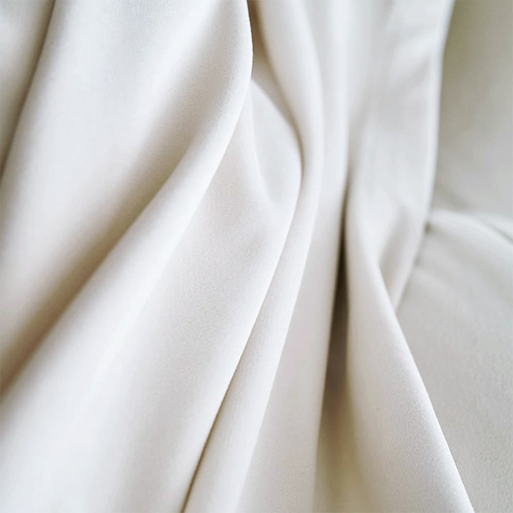 Luxurious Royal Pearl White Velvet Curtains and Drapes