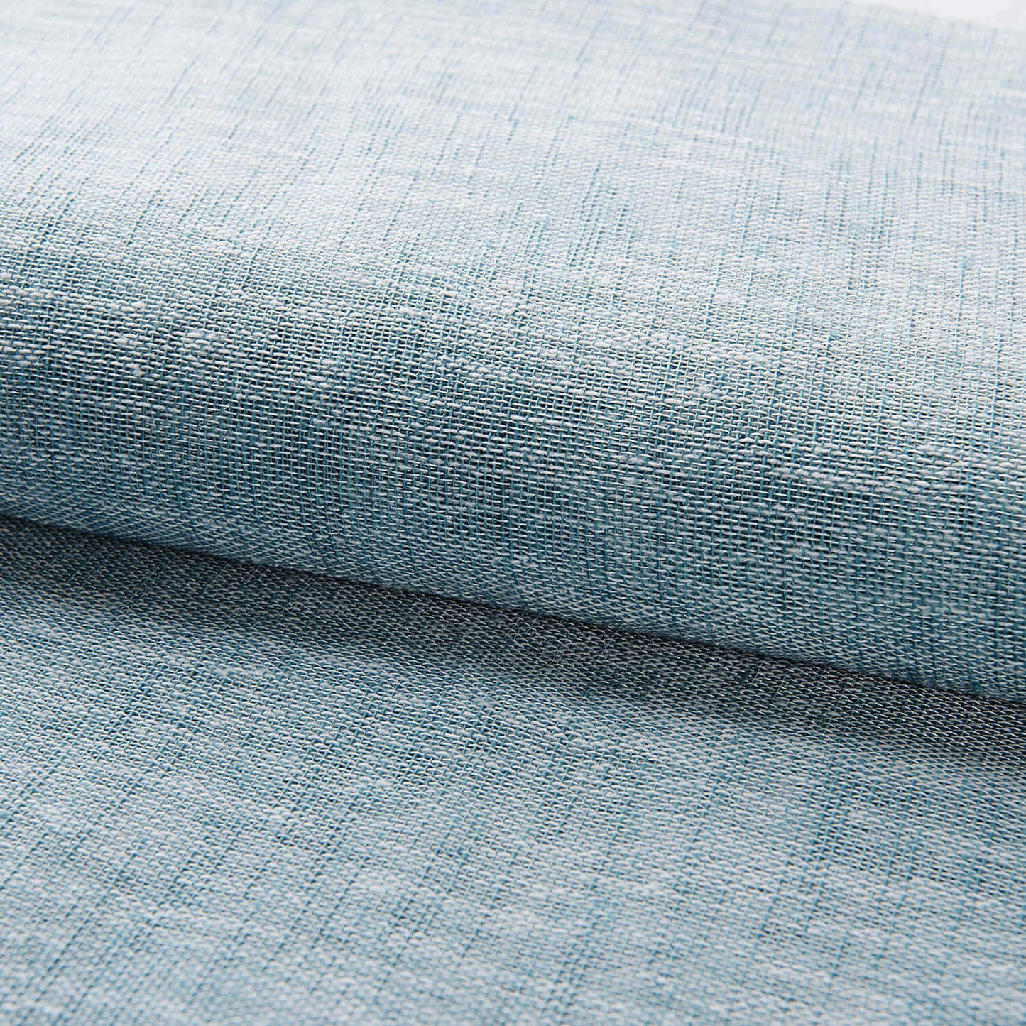 teal Linen sheer bedroom curtains