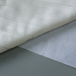 Anady Top Ivory White Stripe Sheer Drapes Cross Stripe Voile 2 Panels for Living Room - Anady Top Space Design