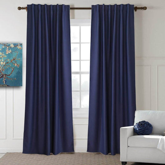 How to cover top of blackout curtains？