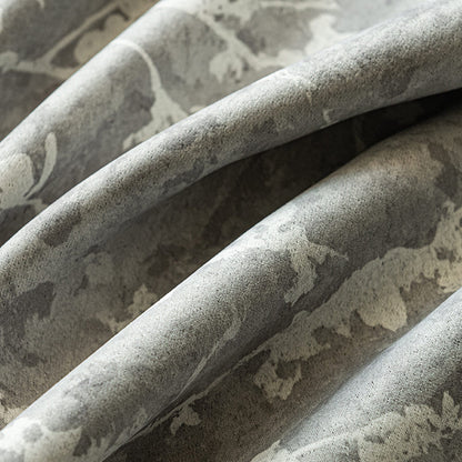 Cozy Living Soft Taupe Printed Subtle Blossom & Vine Curtain