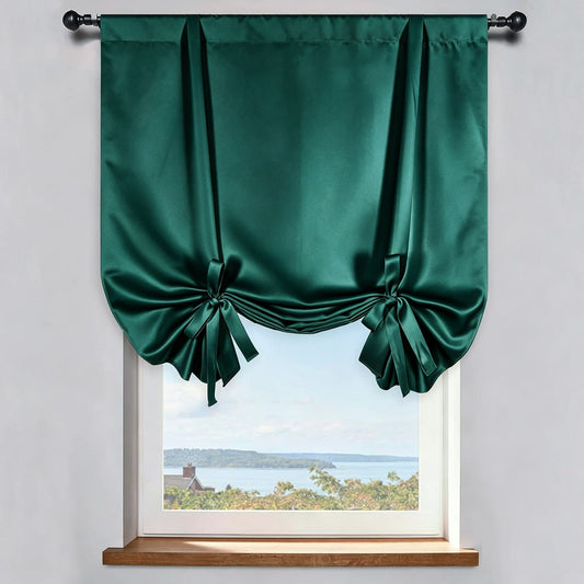 Emerald Green Blackout Thermal Insulated Balloon Shade