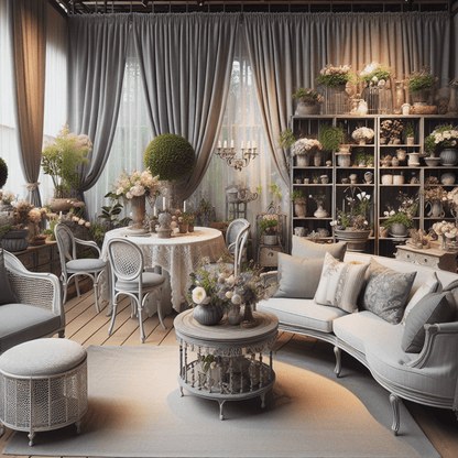 Grey Natural Linen Curtains Living Room Drapes Panels