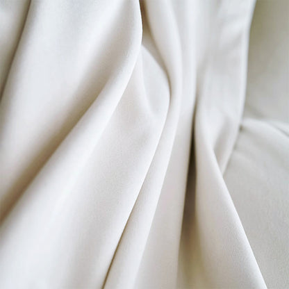 Luxurious Royal Pearl White Velvet Curtains and Drapes