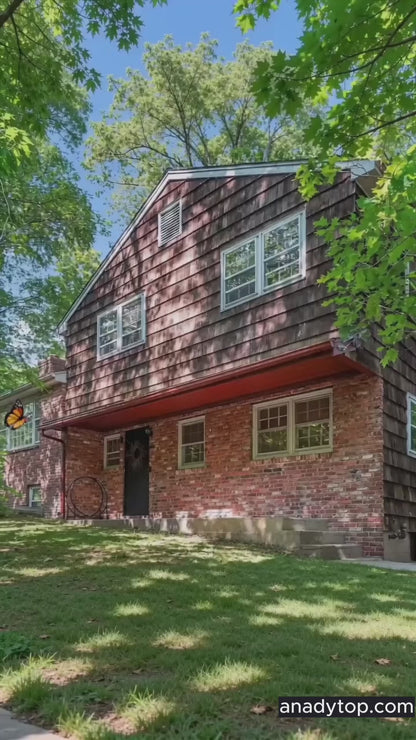 Nature-Inspired Blue Cottage White Blossom & Swallow Curtains