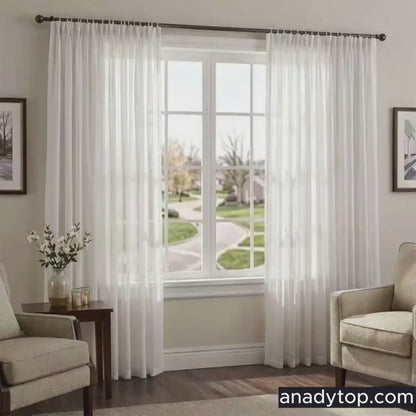 Elegant Whisper Off White Sheer Curtains Timeless Sophistication