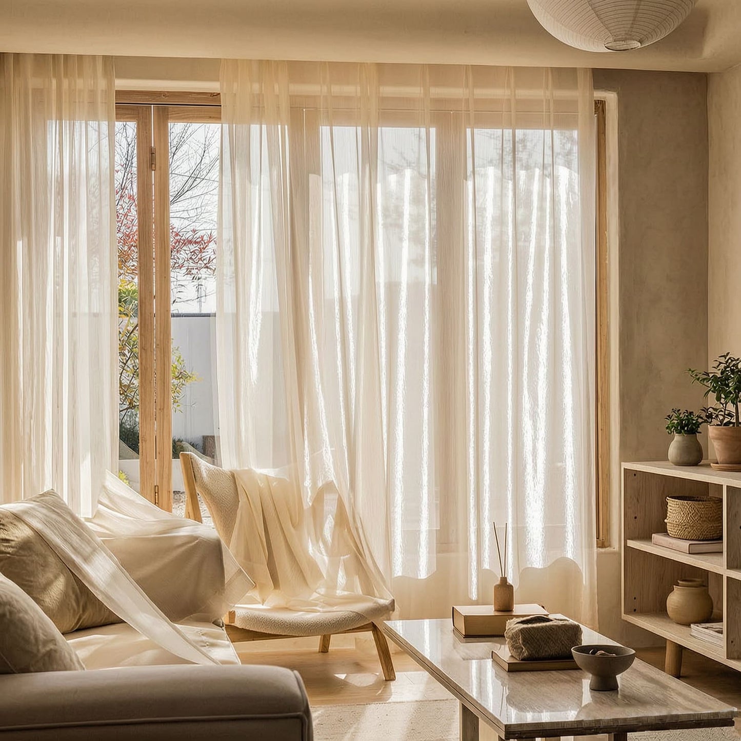 Diamond Sparkle Sheer Curtains Sheer French Luxury 2 Panels