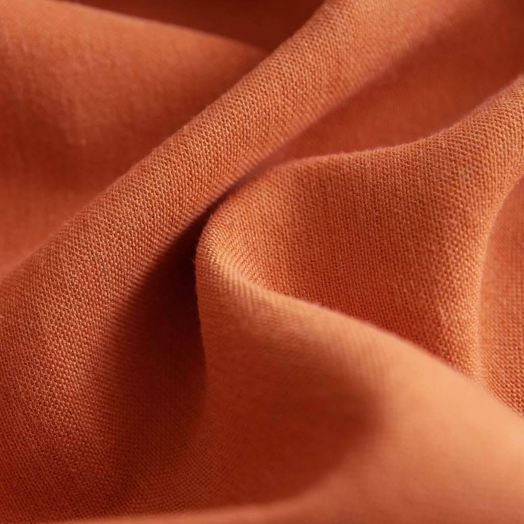 Rideaux assombrissants en lin et coton Orange, pour chambre à coucher, draperies d'érable d'automne, 2 panneaux