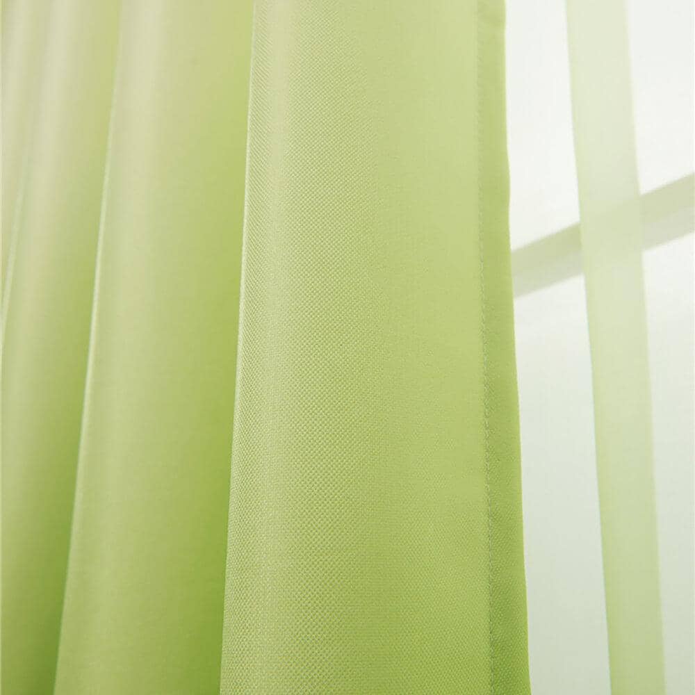 beautiful lime green ombre kitchen curtains decorative window drapes