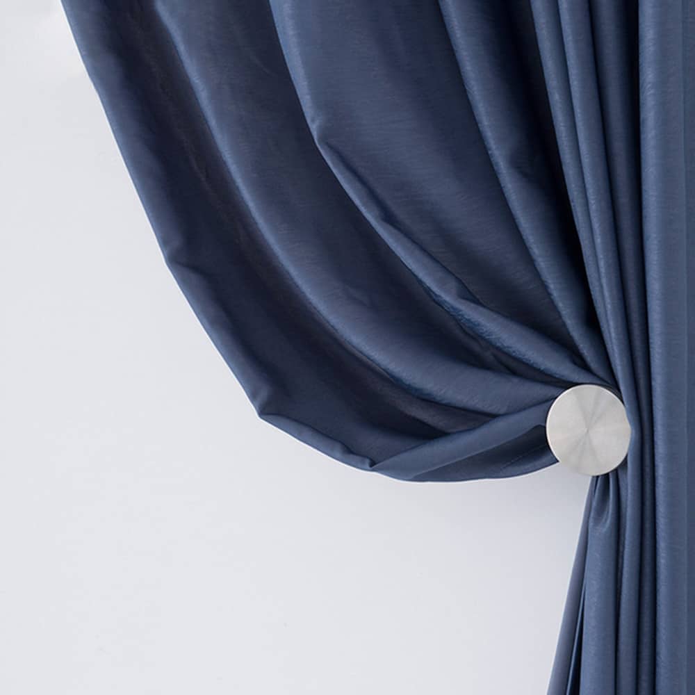 beautiful navy blue kitchen sheer window curtains velvety tulle curtains