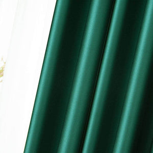 best forest green kitchen curtains grommet light blocking ceiling drapes