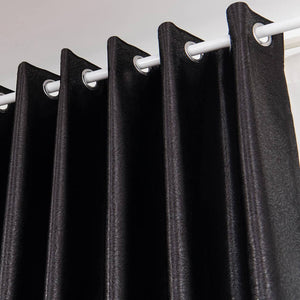 black grommet curtain panels discount blackout drapes online