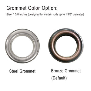 bronze grommets for curtains