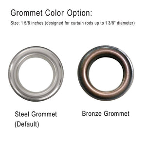 silver bronze grommets