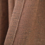 Solid Brown Curtains Grommet Top Drapes for Bedroom Set of 2 Panels - Anady Top Space Design
