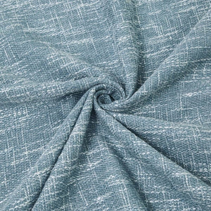 cool blue linen kitchen curtains light blocking thermal pinch pleat drapes