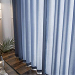 cool navy blue kids outdoor rod pocket sheer curtains velvety sheer panels