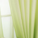 cute lime green ombre girls room darkening sliding glass door curtains
