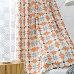 cute orange flame custom drapes kids bedroom blackout curtains for sale