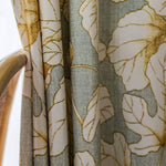 cute palladian blue leaf kitchen curtains and drapes for sliding glass doors