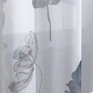 cute white kids voile curtains kitchen rod pocket sheer drapes for sale