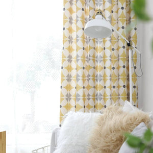 cute yellow mimosa bedroom blackout curtains custom thermal ceiling drapes