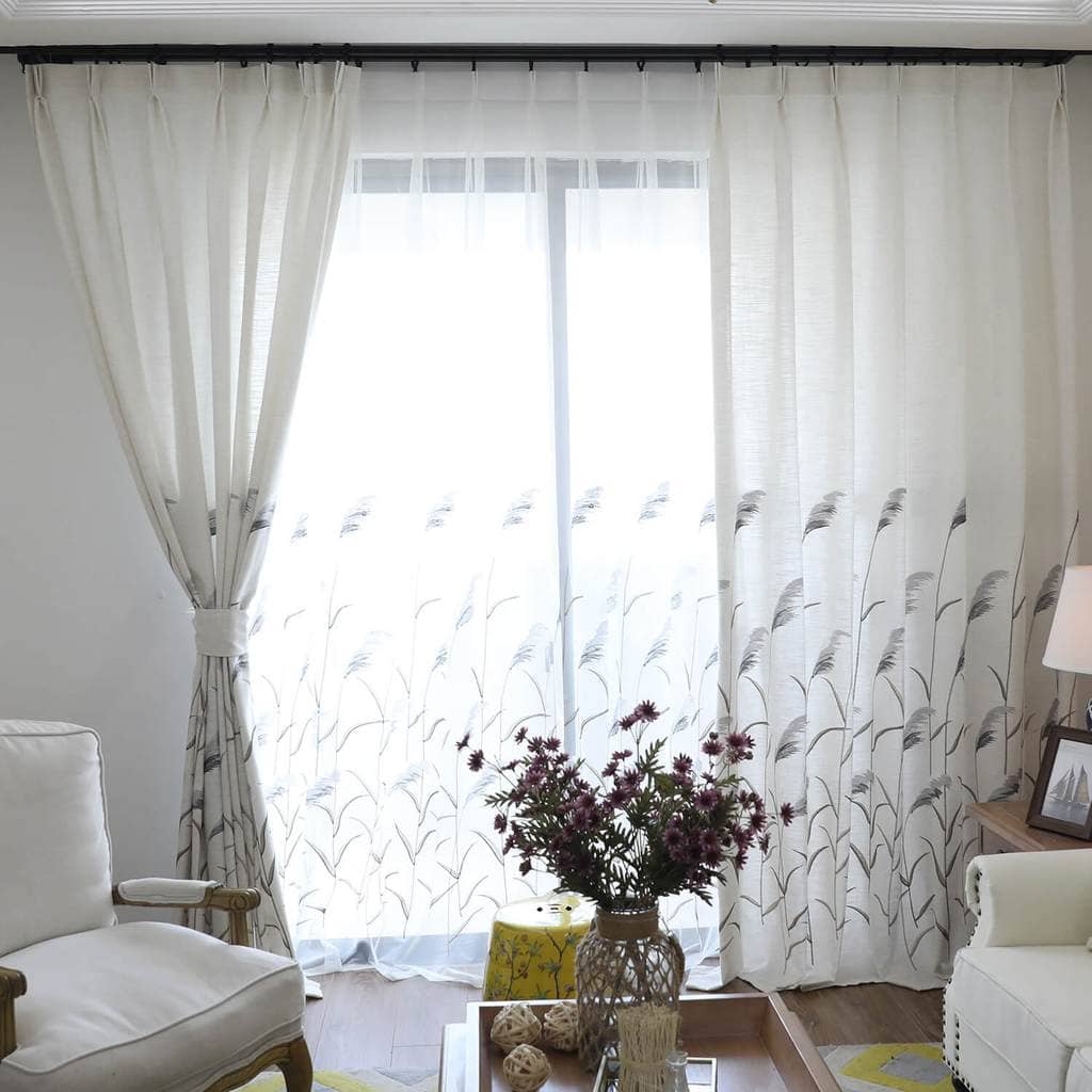 discount custom patio door drapes white reed living room curtains for sale