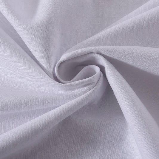 Housse de coussin en lin blanc, 1 lot de 2 taies d'oreiller