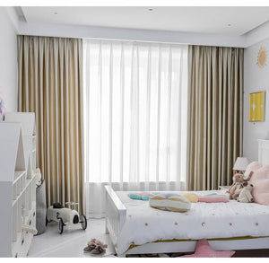 elegant beige blackout curtains for bedroom pinch pleat drapes for sale