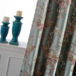 elegant dusty floral dining room divider curtain panels ceiling drapes