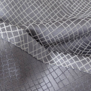 elegant grey check farmhouse curtains light blocking energy efficient drapes