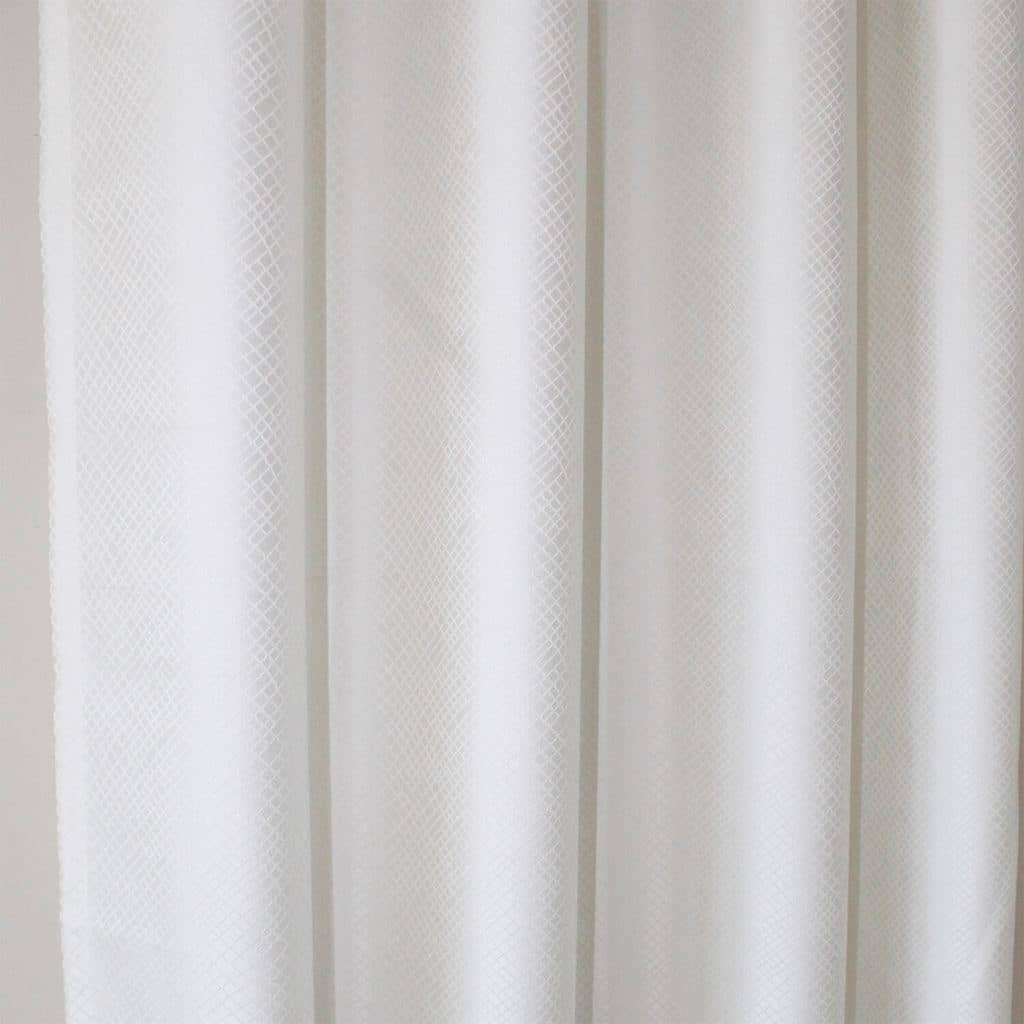 elegant white small plaid bedroom blackout curtains pinch pleat drapes