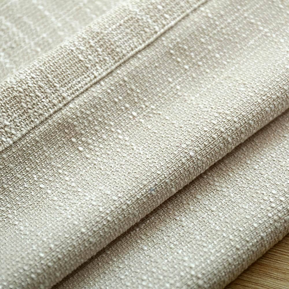 fancy beige kitchen curtains decorative window linen grommet insulated drapes