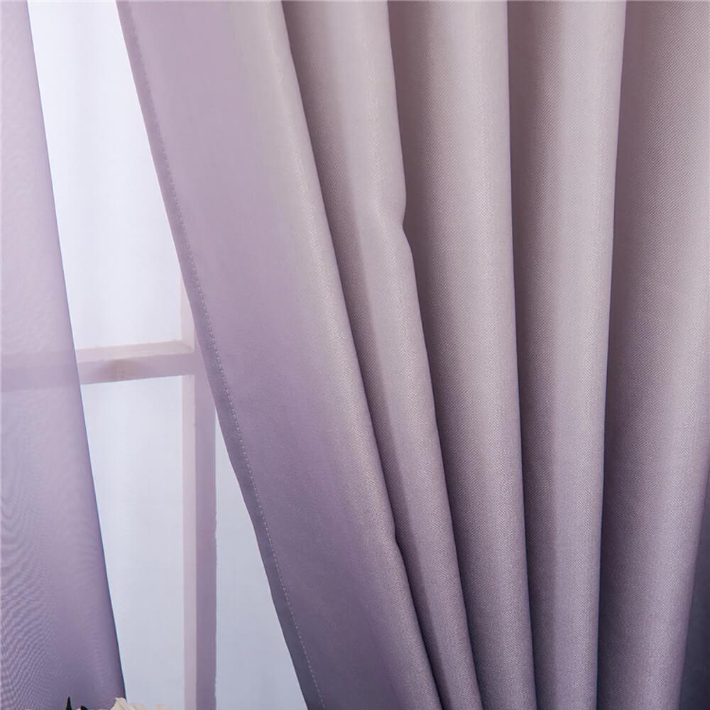 gray ombre sliding door curtains for sale