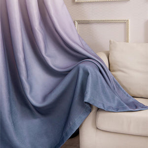 gray purple ombre door curtain panel luxury drapes