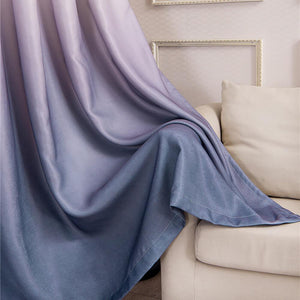 gray purple ombre door curtain panel luxury drapes