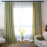 Green and white striped curtains kitchen blackout drapes pinch pleat