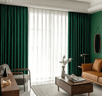 green velvet drapes living room