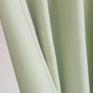 Room Darkening Thermal Insulated Blackout Curtains for Bedroom 2 Panels(Beige/Blue/Navy/Green) - Anady Top Space Design