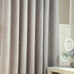 Solid Gray Curtains Grommet Top Drapes for Bedroom Set of 2 Panels - Anady Top Space Design