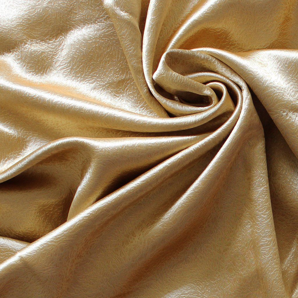 KoTing Gorgeous Gold Blackout Curtains Thermal Insulated Drapes for Bedroom 2 Panels - Anady Top Space Design