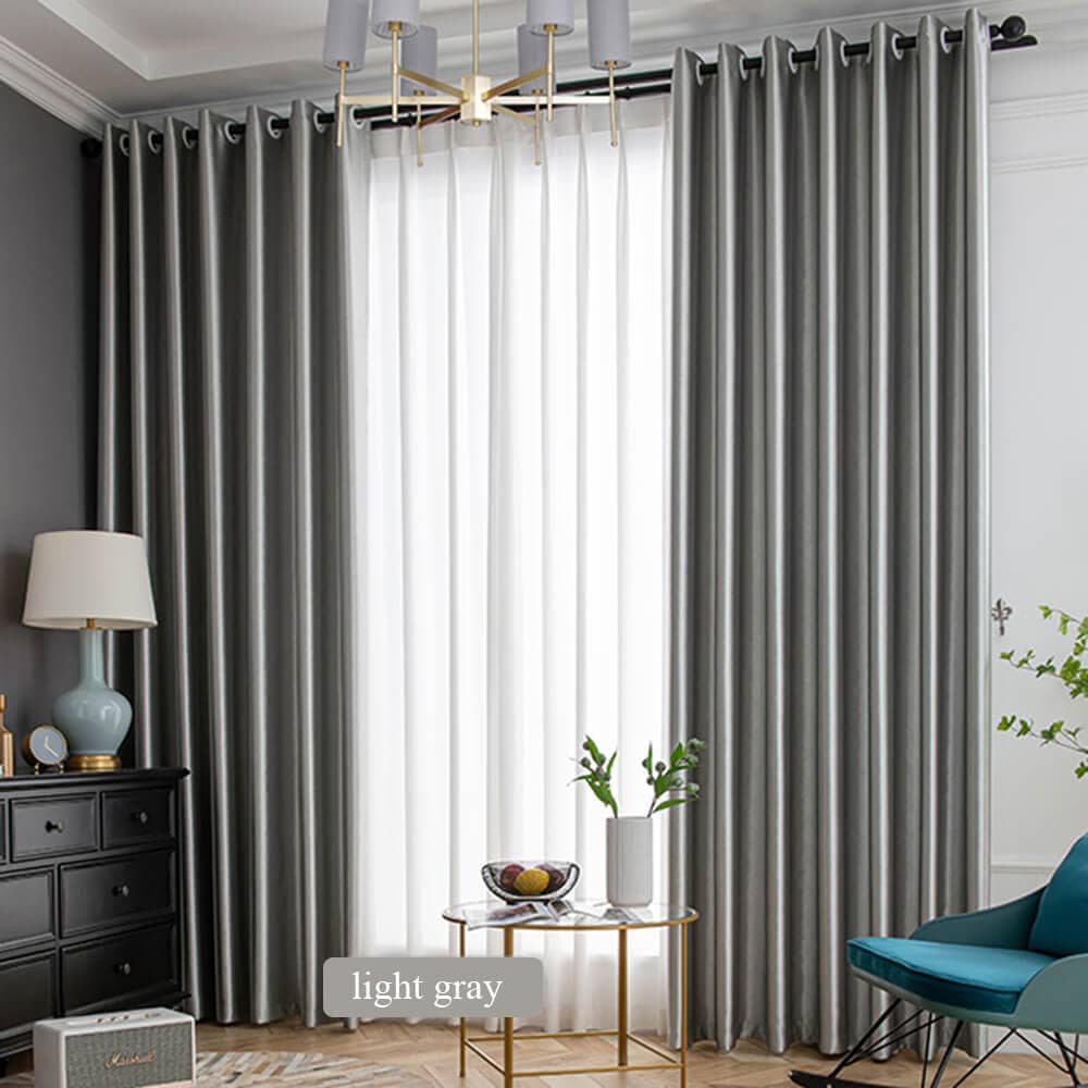 light gray living room divider curtain panels eyelet blackout drapes for sale