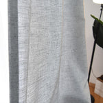 Linen curtain panels bedroom curtains grey drapes for sale