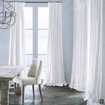 luxury natural linen drapes for living room stark white curtains for sale