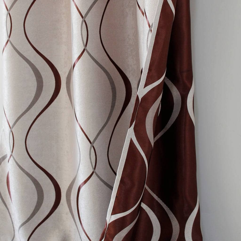 luxury tan kitchen curtains decorative light blocking custom window drapes