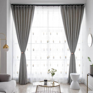 modern grey dining room curtains light blocking pleated drapes for sale