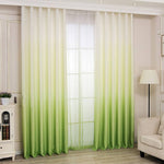 modern lime green ombre curtains living room pinch pleat drapes for sale